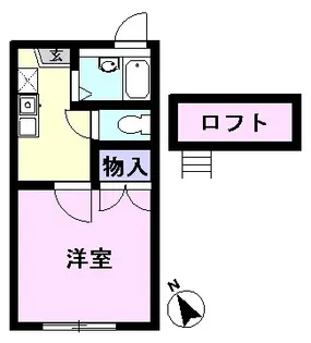 パール南柏【1階】の間取り