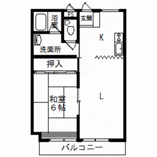 コーポおの【2階】の間取り