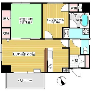 ルミエール千住【3階】の間取り