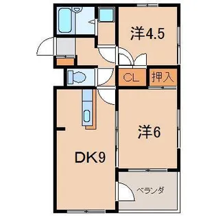 パレロワイヤル【3階】の間取り