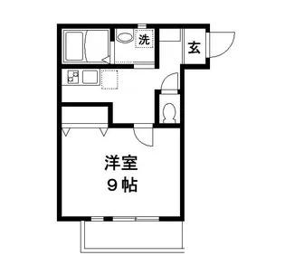 アファン【3階】の間取り