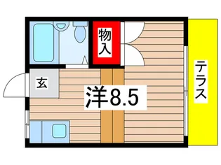 櫻ハイツII【1階】の間取り