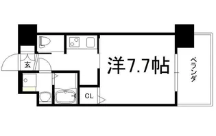 アール大阪リュクス【4階】の間取り