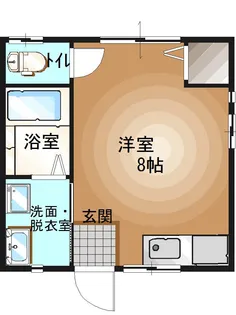 ベルウッド岩曽【1階】の間取り