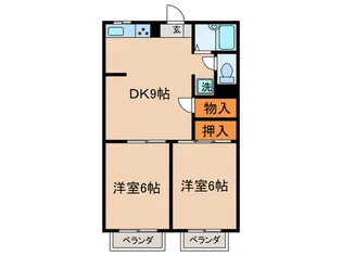 メイウ-ル新川崎【1階】の間取り