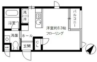 グランアセット月島【2階】の間取り