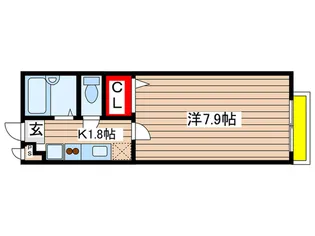アムールプルミエB棟【1階】の間取り