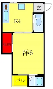 桜コーポ【2階】の間取り