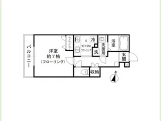 プルミエb【1階】の間取り