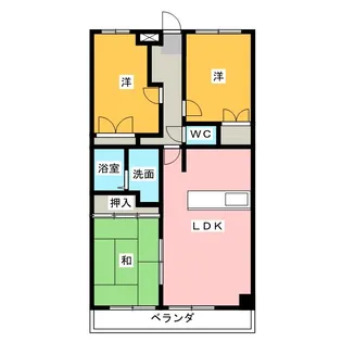アクロプレステージII【2階】の間取り