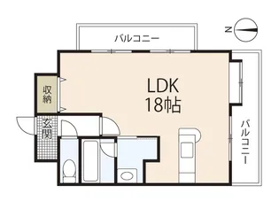 ニューワン河井ビル【5階】の間取り