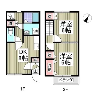 サクシードTの間取り