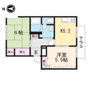 メゾンソレ―ユ2【2階】の間取り
