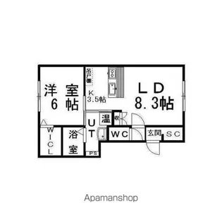 リーベノルト【2階】の間取り