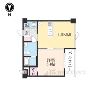 プリマヴェーラ丸太町【3階】の間取り