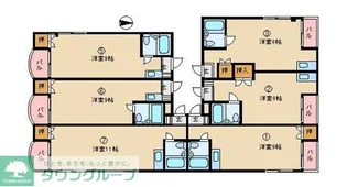 ベルコートIZ【4階】の間取り