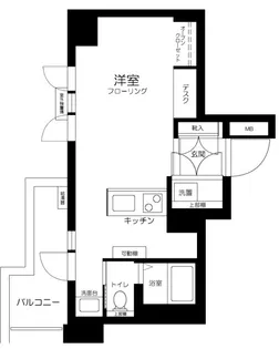 グランドメゾン飯田橋【4階】の間取り