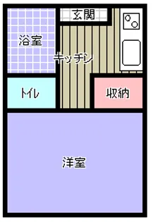 サンライズ大和A【2階】の間取り
