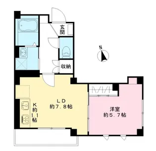(仮称)Casa Madre【5階】の間取り