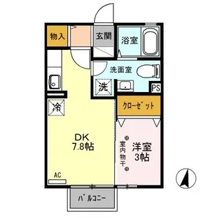セジュールグランモア A【2階】の間取り