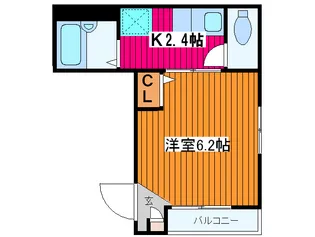 Qto赤羽【2階】の間取り