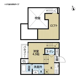 Plumerie箱崎【1階】の間取り