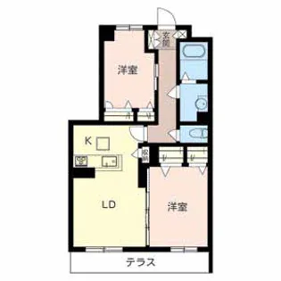 シャーメゾン エーデルワイス【1階】の間取り