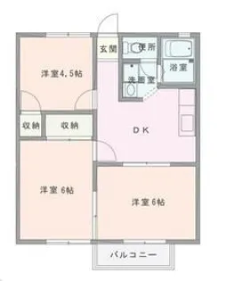 サンコーポ小島【2階】の間取り
