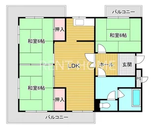 ミラーハイツタバタ【2階】の間取り