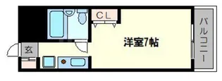 プレサージュ江坂【2階】の間取り