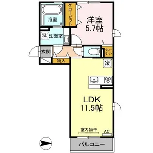 アルバ日吉【2階】の間取り