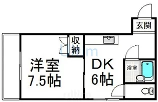 ルシェール西院【3階】の間取り