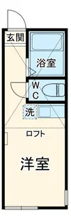 ユナイト南太田ラ・ヴィレンヌ【2階】の間取り