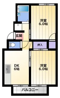 21センチュリーハウス2棟【2階】の間取り