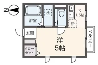 鈴木館3rd【2階】の間取り
