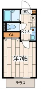 ベル・ヴェール【2階】の間取り