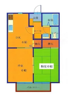 GRハイツ【2階】の間取り