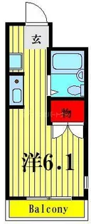 キャッスルアメニティ【2階】の間取り