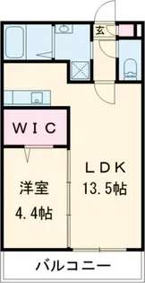 ジーメゾン石津町東アビテ【2階】の間取り