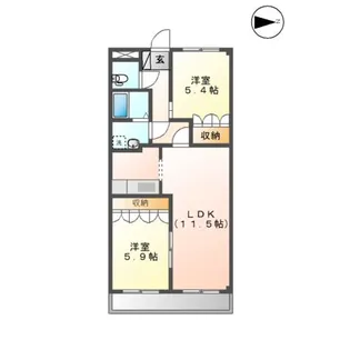 ルミナスハイム【2階】の間取り