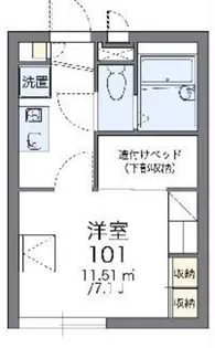 レオパレスマツバラ【2階】の間取り
