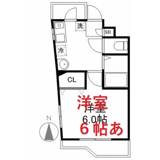 メルベイユ石井【2階】の間取り