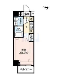 プレール・ドゥーク下板橋【9階】の間取り