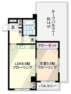 プレザントヒル【4階】の間取り