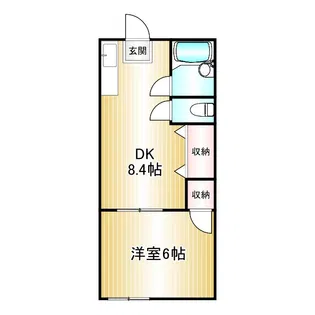 スコアールA【1階】の間取り