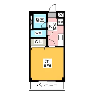 ピッコロハイツ【2階】の間取り