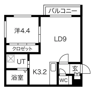 Ti amo N32【3階】の間取り