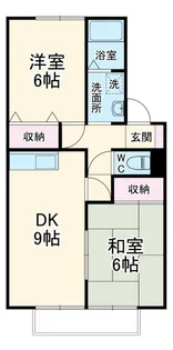 サンパーク美田【2階】の間取り