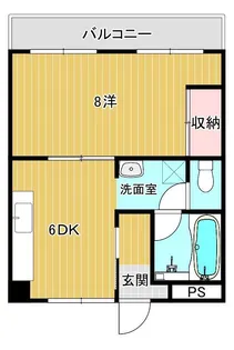 ブルーハイツ【5階】の間取り
