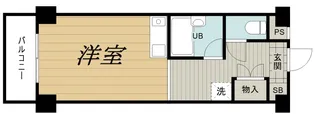 サンパークビル【4階】の間取り